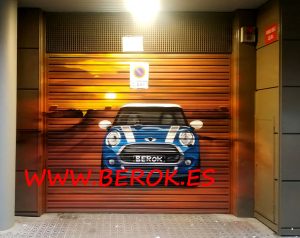 Graffiti Parking Mini Barcelona 300x100000